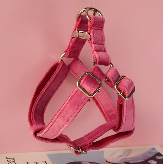 Pink Dog Harness Set