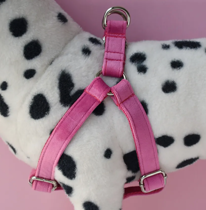 Pink Dog Harness Set