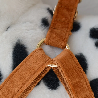 Burnt Orange Dog Harness Set