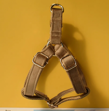 Beige Dog Harness Set